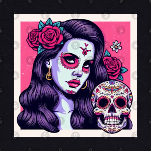 Lana Del Rey of the Dead by Tiger Mountain Design Co.